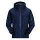 Navy Hooded Technical Jacket