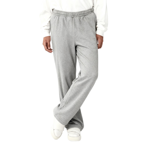 Light Gray Relaxed-Fit Sweatpants